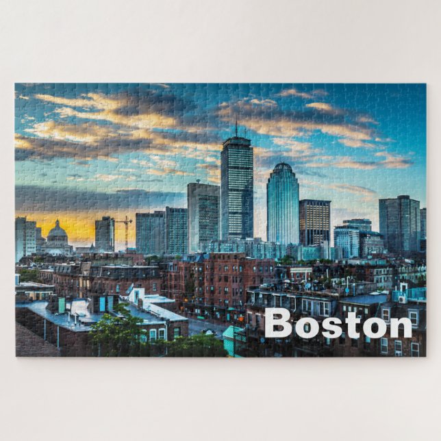 Rompecabezas del paisaje urbano de la ciudad de Bo (Horizontal)