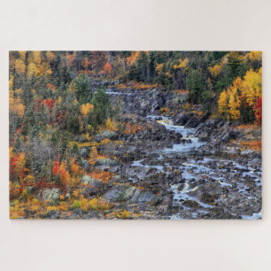 Rompecabezas del parque estatal Jay Cooke Minnesot