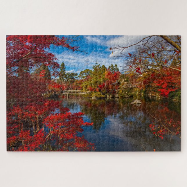 rompecabezas del parque japonés (Horizontal)