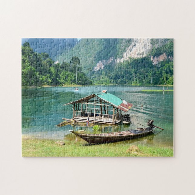 Rompecabezas del parque Khao Sok de Tailandia. (Horizontal)