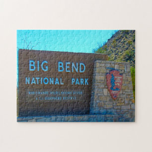 Rompecabezas del Parque Nacional Big Bend Texas.