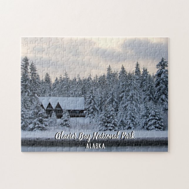 Rompecabezas del parque nacional del Glacier Bay (Horizontal)