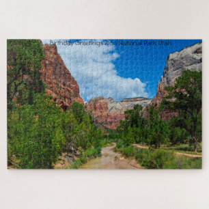 Rompecabezas del Parque Nacional Zion Utah