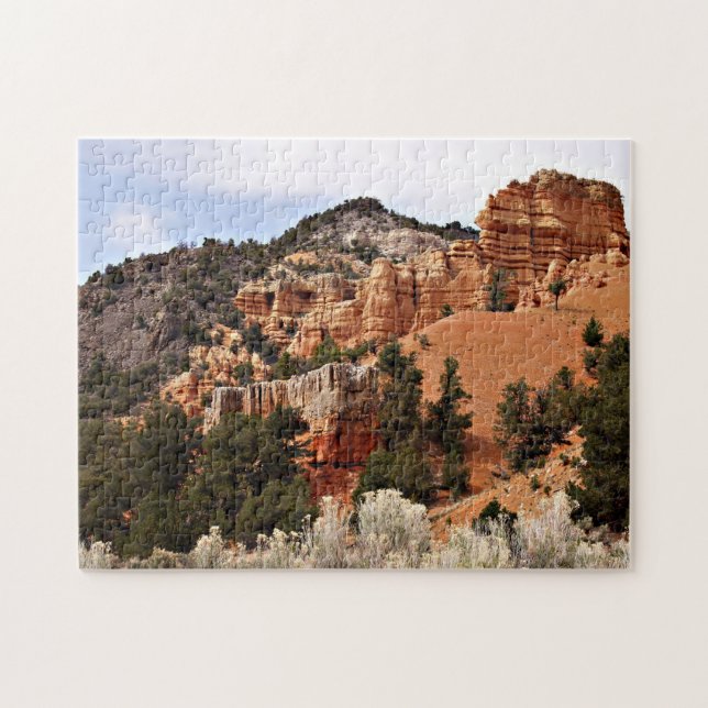 Rompecabezas del Parque Nacional Zion Utah. (Horizontal)