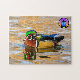 Rompecabezas del pato de la madera