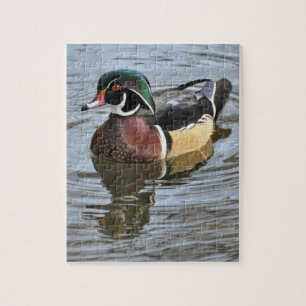 Rompecabezas del pato de madera