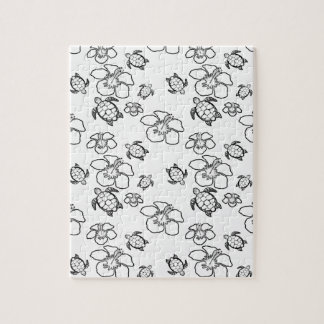 Rompecabezas del patrón hawaiano de coloración par