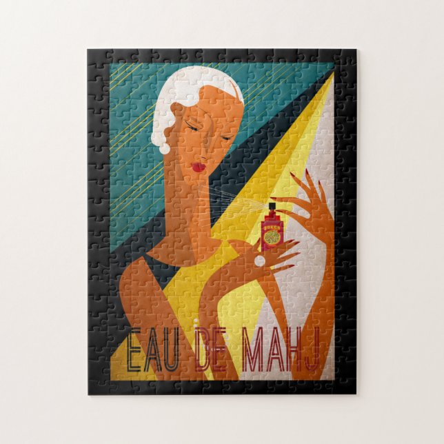 Rompecabezas del perfume de la diva del Mah Jongg