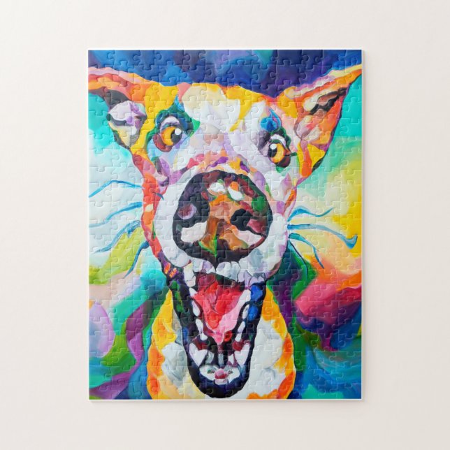 Rompecabezas del perro de los buenos chicos (Vertical)