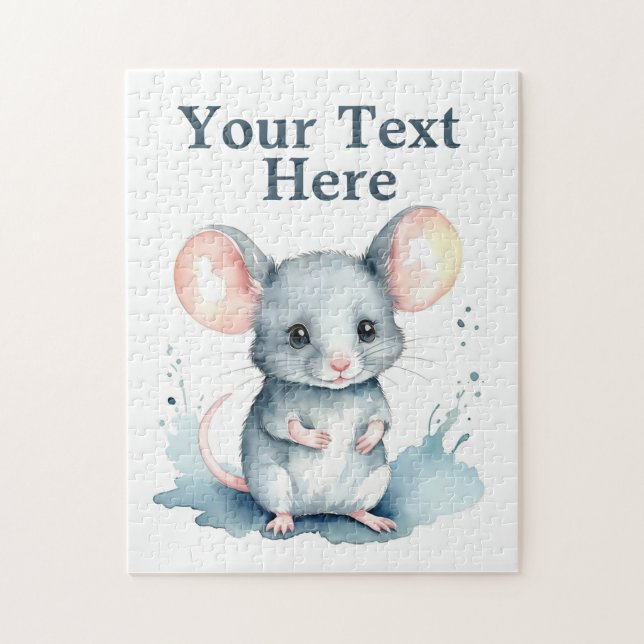 Rompecabezas del personalizable Mousie (Vertical)