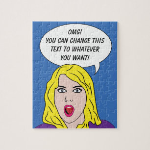 Rompecabezas del personalizado FUNNY RETRO