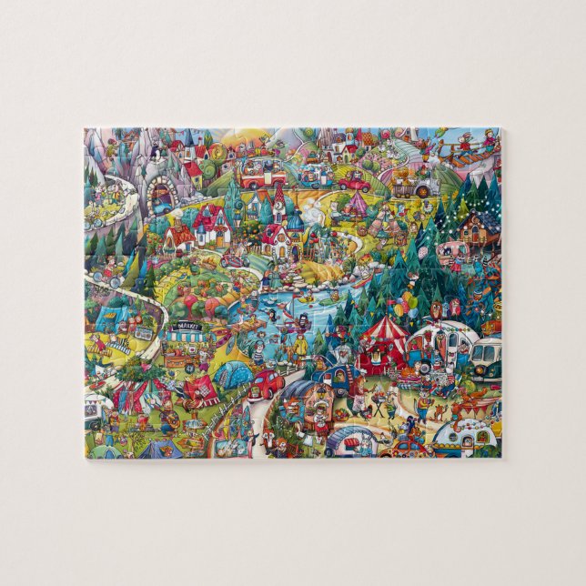 Rompecabezas del Personalizado Jigsaw (Horizontal)