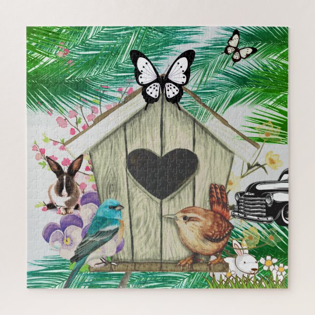 Rompecabezas del planeta verde (Vertical)