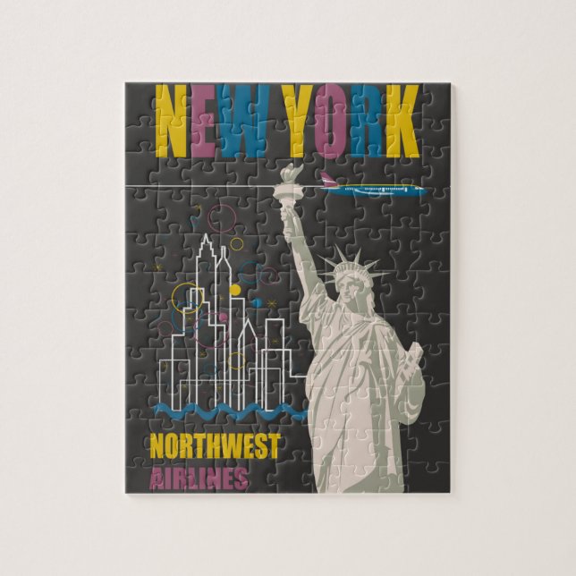 Rompecabezas del Poster de Nueva York (Vertical)