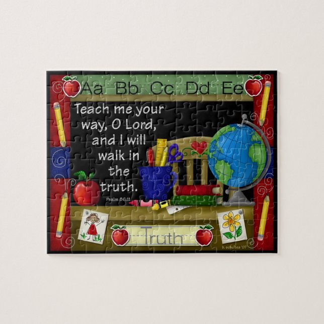 Rompecabezas "del profesor inspirado" (Horizontal)