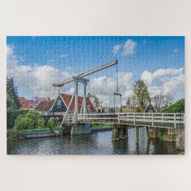 Rompecabezas del puente de madera de elevación hol (Horizontal)