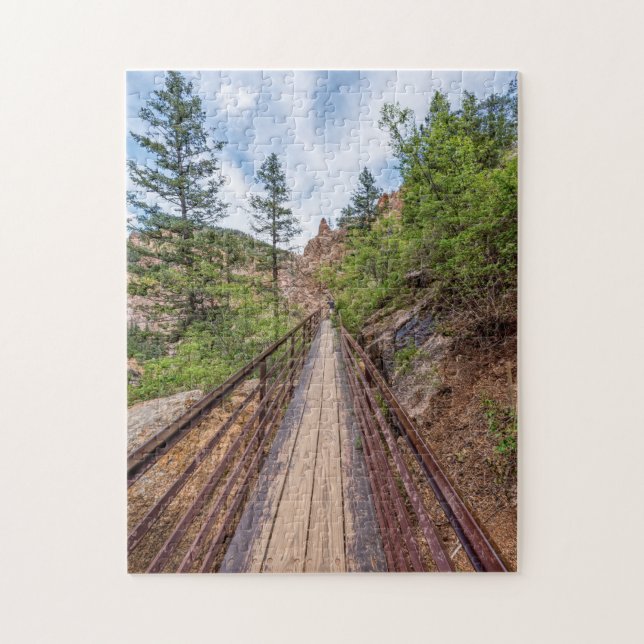 Rompecabezas del puente Seven Falls Walway Bridge (Vertical)