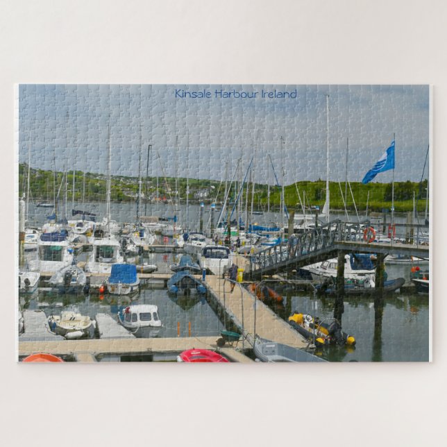 Rompecabezas del puerto de Kinsale Irlanda (Horizontal)