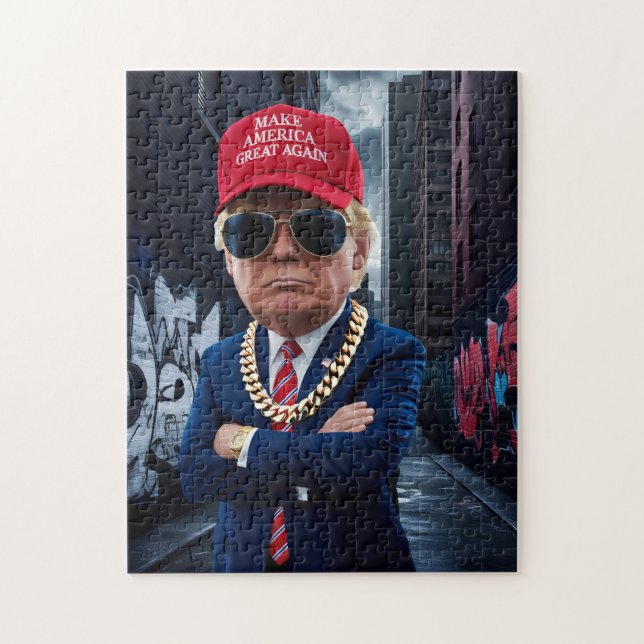 Rompecabezas del rapero Donald Trump - Hop de cade (Vertical)