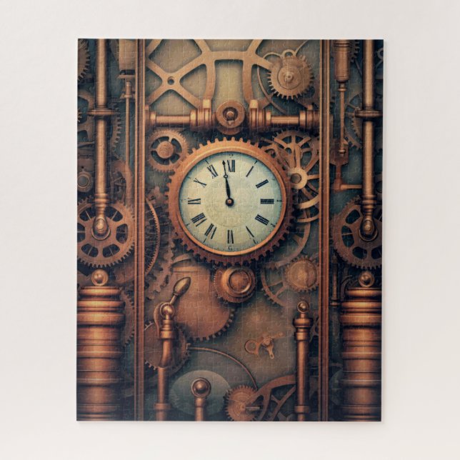 Rompecabezas del reloj de vapor (Vertical)