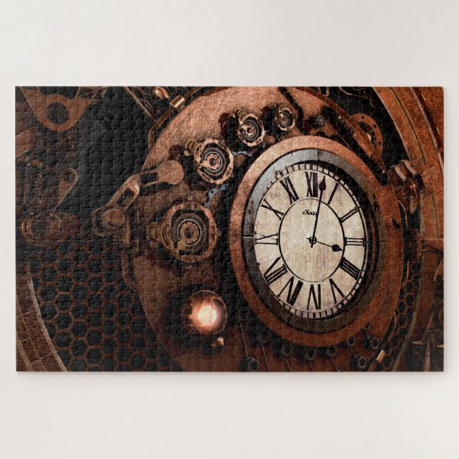 rompecabezas del reloj de vapor (Horizontal)