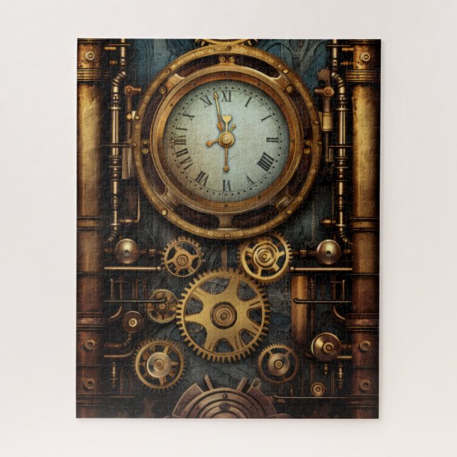 Rompecabezas del reloj de vapor (Vertical)