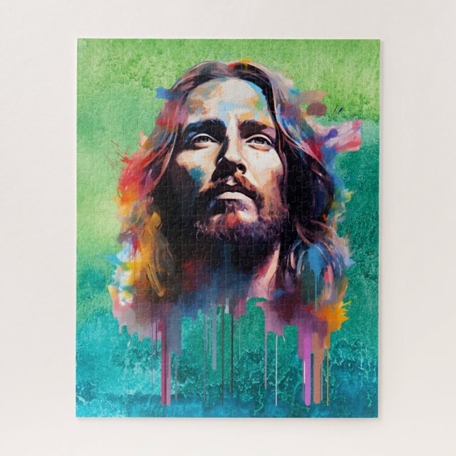Rompecabezas del retrato de Jesús (Vertical)