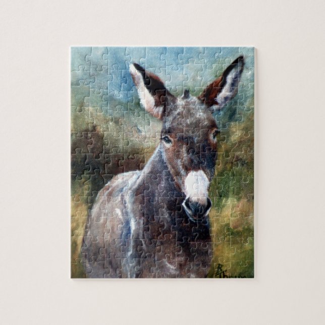 Rompecabezas del retrato del burro (Vertical)