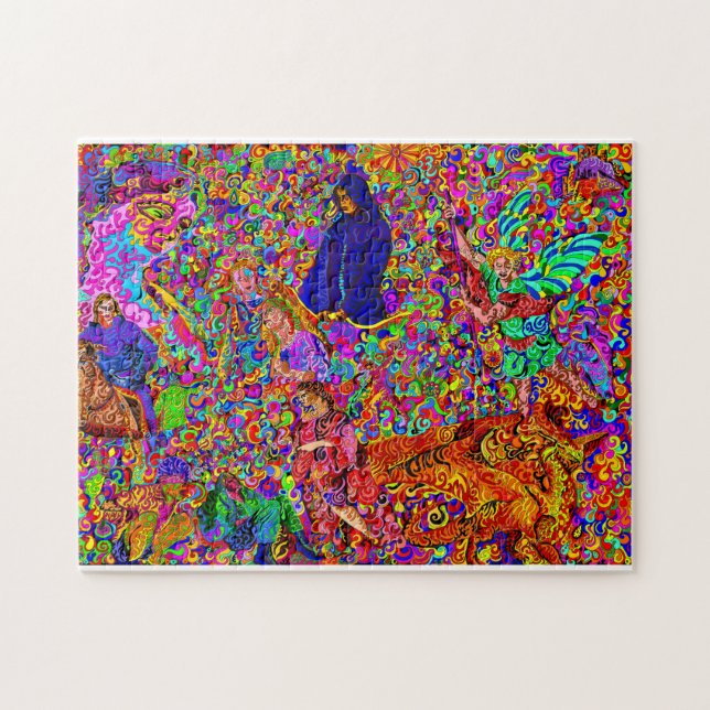 Rompecabezas del rock clásico (Horizontal)