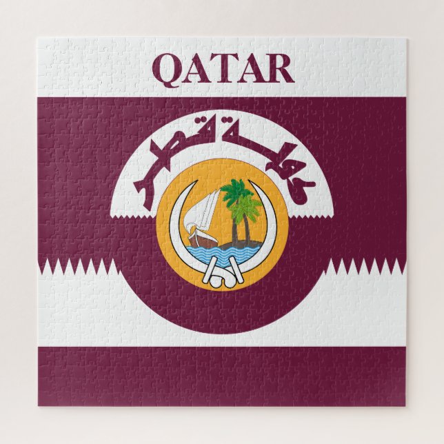 rompecabezas del rompecabezas de brazos de qatar (Vertical)