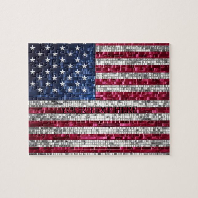 Rompecabezas del rompecabezas de la bandera del Re (Horizontal)