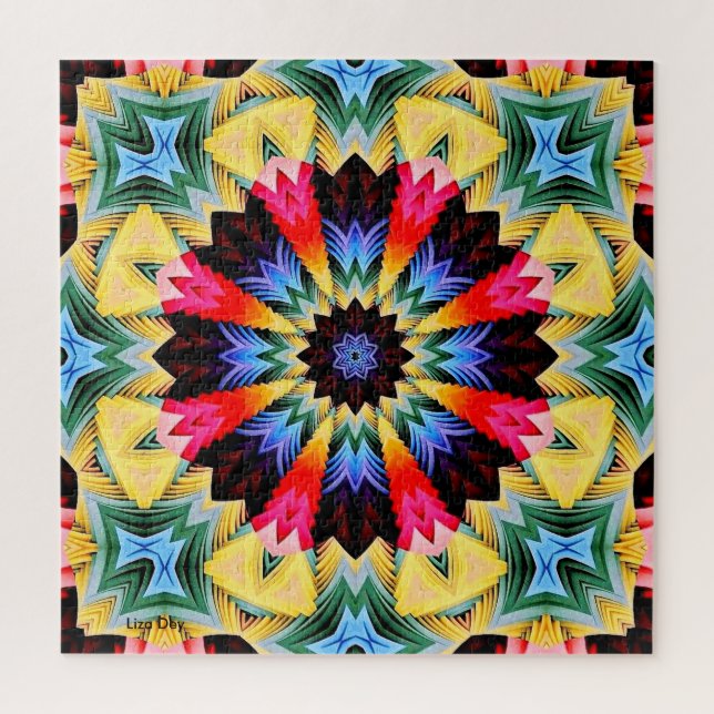 Rompecabezas del rompecabezas de la flor amarilla (Vertical)