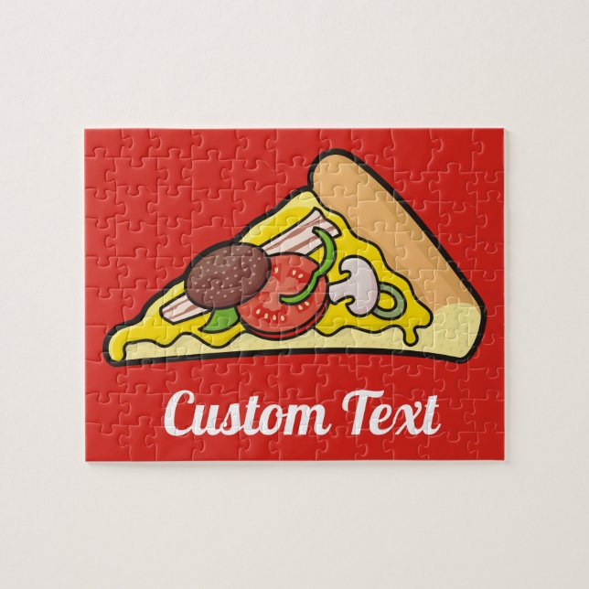 Rompecabezas del rompecabezas de Pizza Slice (Horizontal)