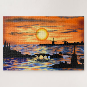 Rompecabezas del rompecabezas del amanecer del mar