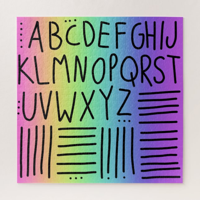 Rompecabezas del rompecabezas del arco iris del al (Vertical)