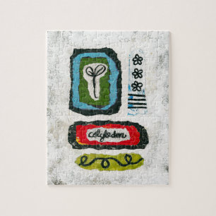 Rompecabezas del rompecabezas del Cotyledon de Sem