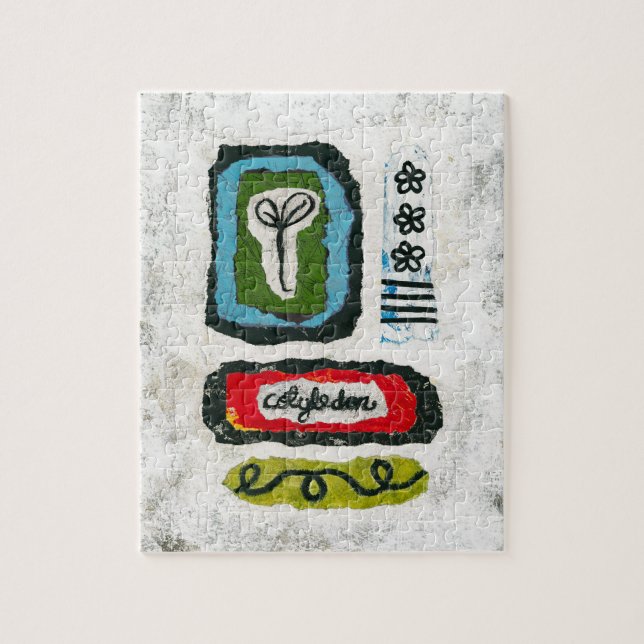 Rompecabezas del rompecabezas del Cotyledon de Sem (Vertical)