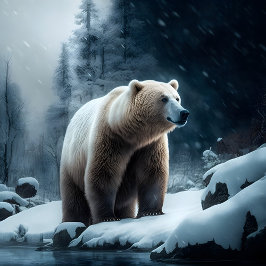 Rompecabezas del rompecabezas del oso invierno