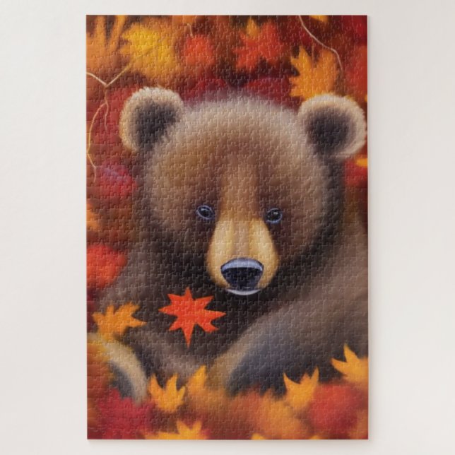 Rompecabezas del rompecabezas del oso pequeño (Vertical)