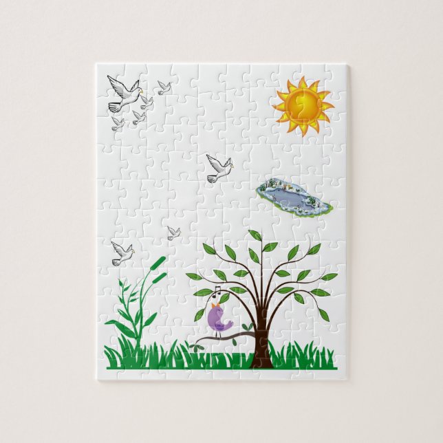 Rompecabezas del rompecabezas del pájaro (Vertical)