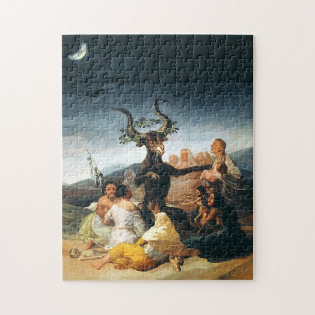 Rompecabezas del Sabat de las brujas de Goya (Vertical)