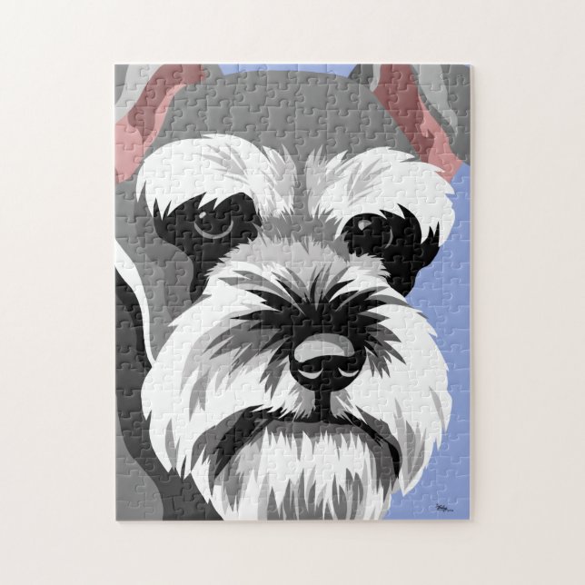 Rompecabezas del Schnauzer miniatura (Vertical)