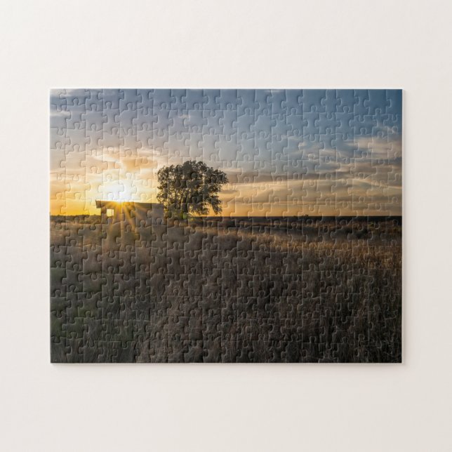 Rompecabezas del Shed Colorado Sunset Jigsaw (Horizontal)