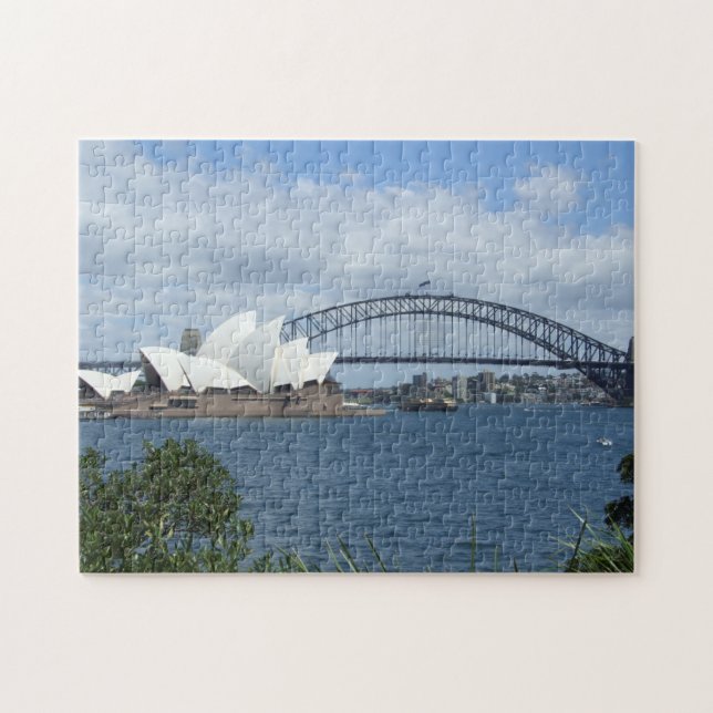 Rompecabezas del Skyline Harbour de Sydney (Horizontal)