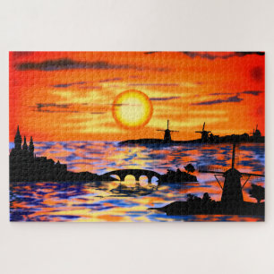 Rompecabezas del sol en Holanda