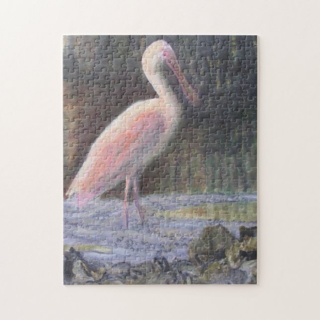 Rompecabezas del SPOONBILL de CREEKSIDE (Vertical)