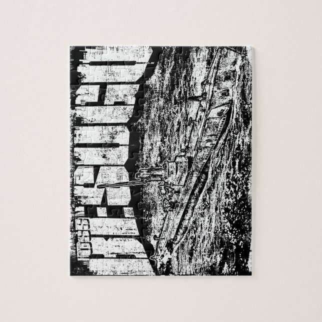 Rompecabezas del submarino Besugo (Vertical)