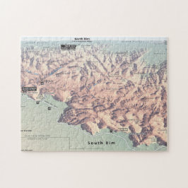 Rompecabezas del sur del mapa del borde del Gran