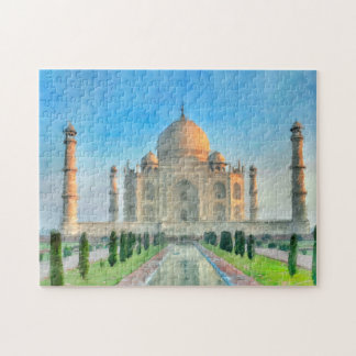 Rompecabezas del Taj Mahal Jigsaw - Artista colori