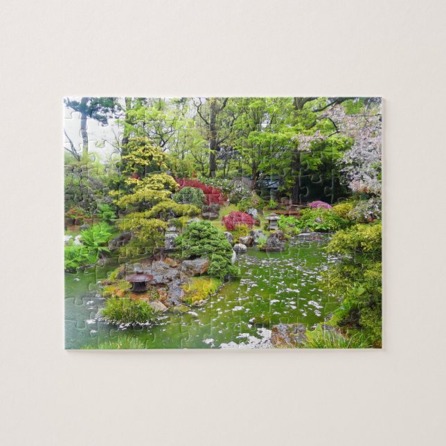 Rompecabezas del Tea Garden Japonés de San Francis (Horizontal)